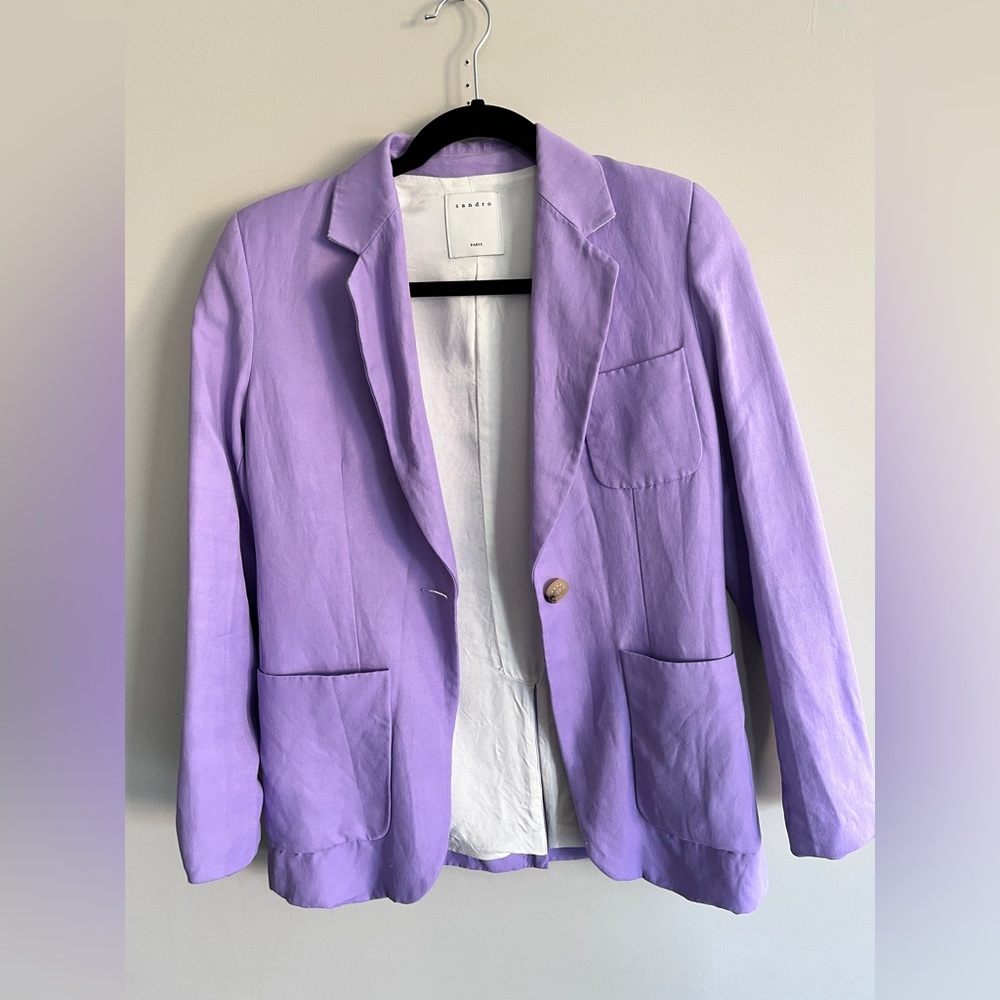 Sandro blazer size 34